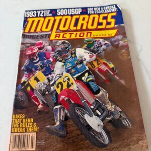 Motocross Action Magazine July 1992 Issue – Jean-Michel Bayle